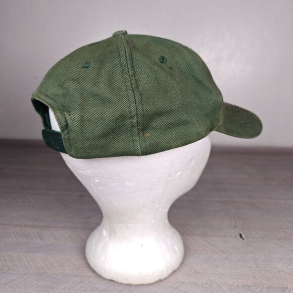 Vintage Distressed John Deere Green Tractor Embroidered Baseball Cap - Picture 8 of 11